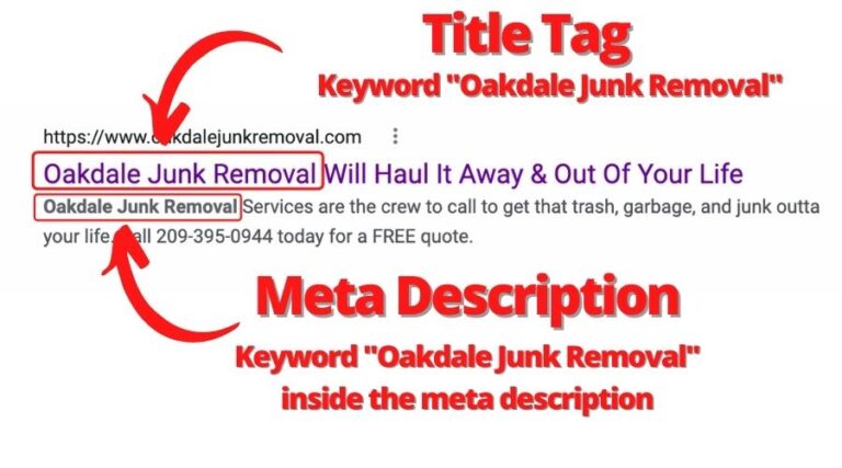 Proper SEO For Junk Removal